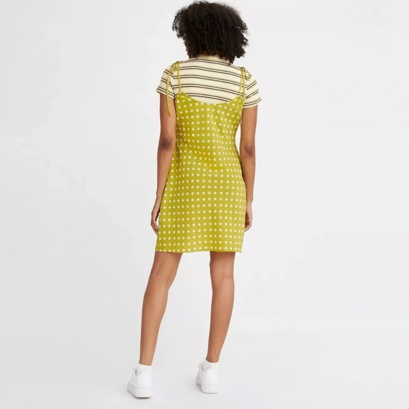 Levi’s GEM SLIP DRESS floral green size extra large - Picture 13 of 13